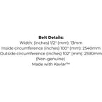 Belt Replaces John Deere M110978 or M41960, Bolens 1820400 or Mcculloch 532429636