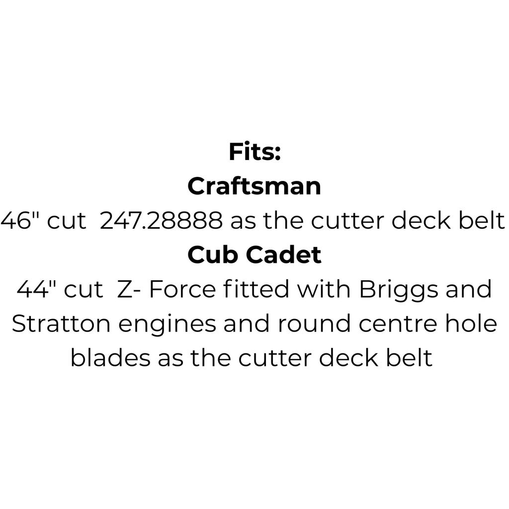 Belt Replaces Craftsman, MTD or Rover 754-04219 or 954-04219, Cub Cadet 754-3039 or 954-3039 or Toro 102742