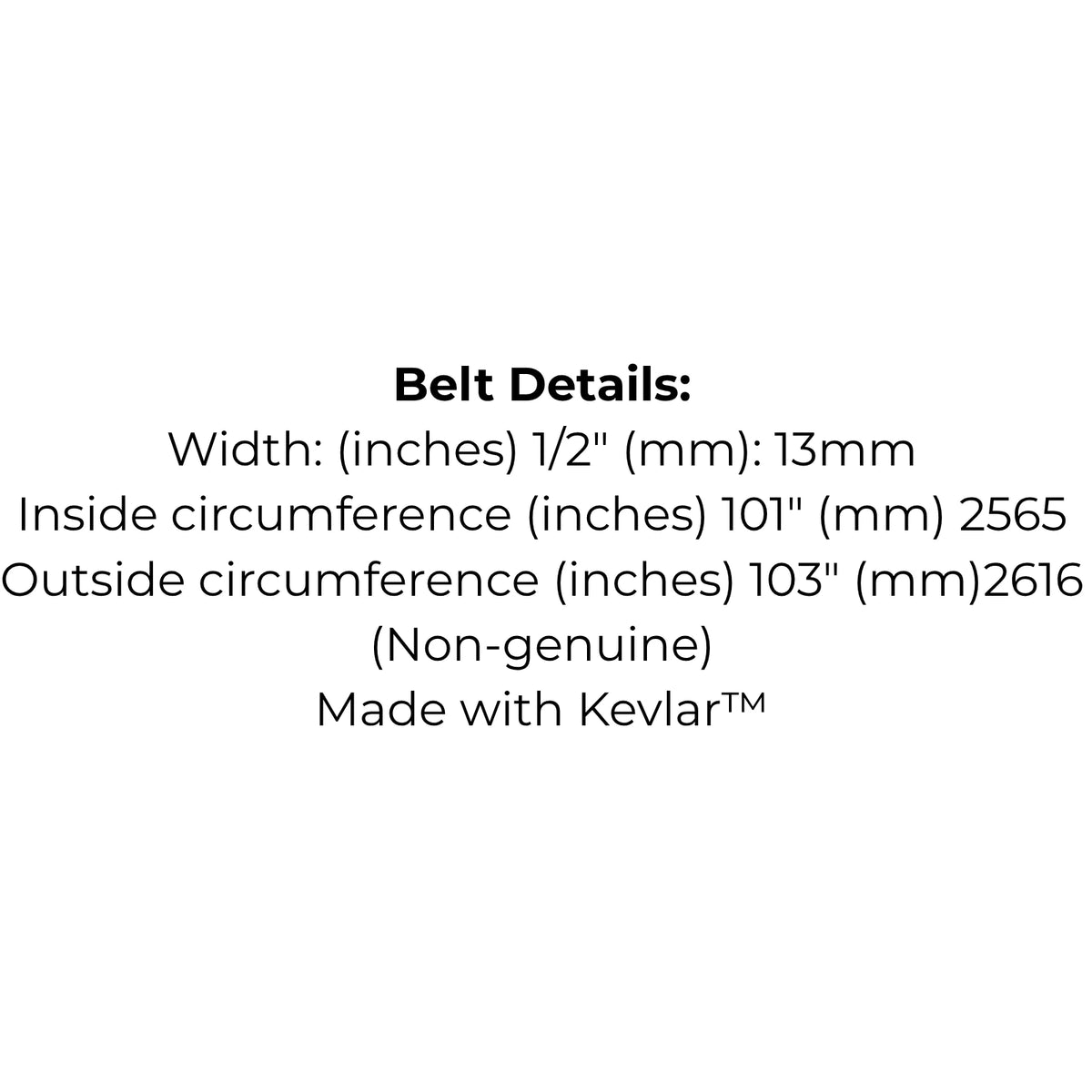 Belt Replaces Craftsman, MTD or Rover 754-04219 or 954-04219, Cub Cadet 754-3039 or 954-3039 or Toro 102742