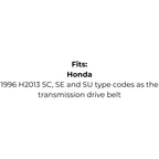 Belt Replaces Honda 22431-771-003 or John Deere M74747