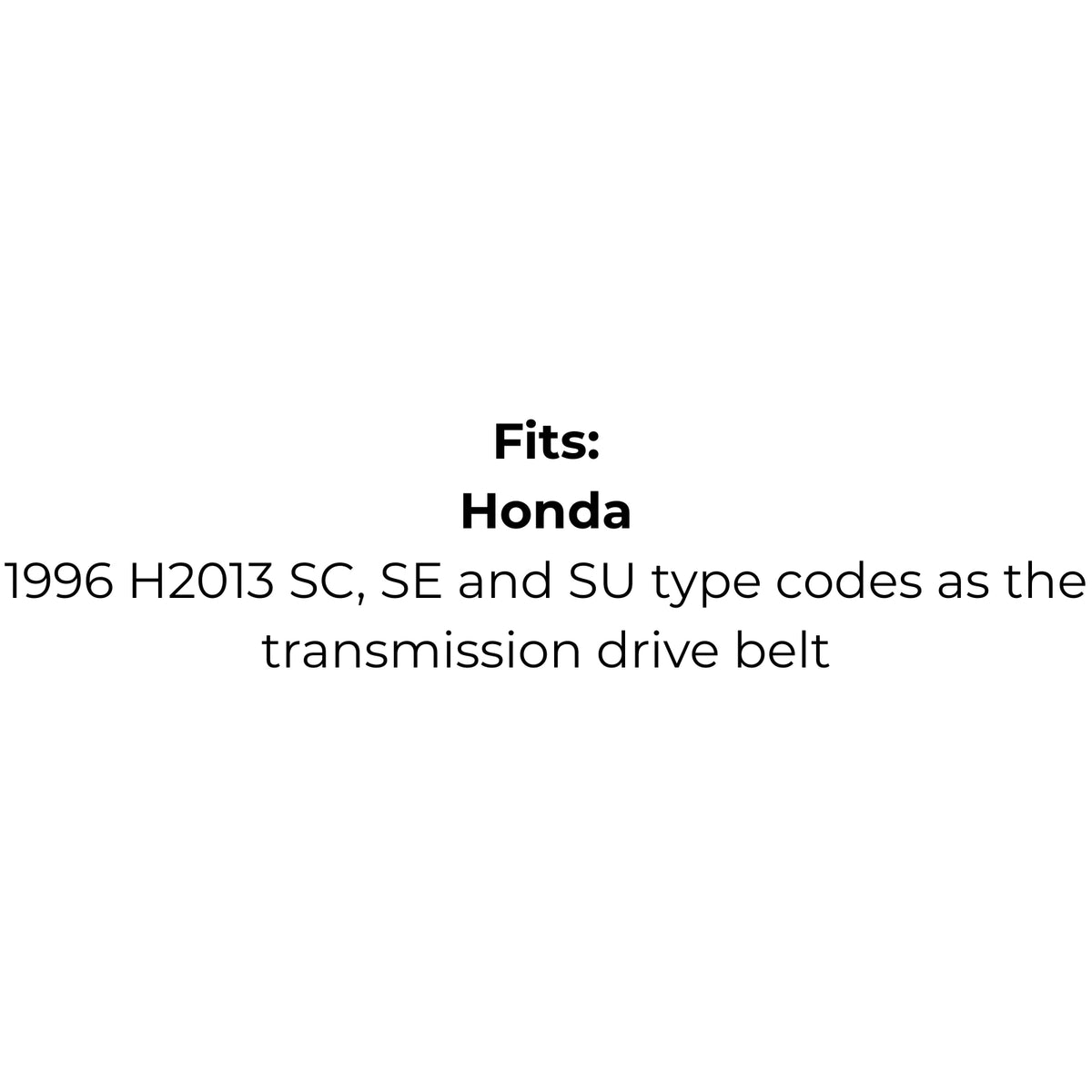 Belt Replaces Honda 22431-771-003 or John Deere M74747