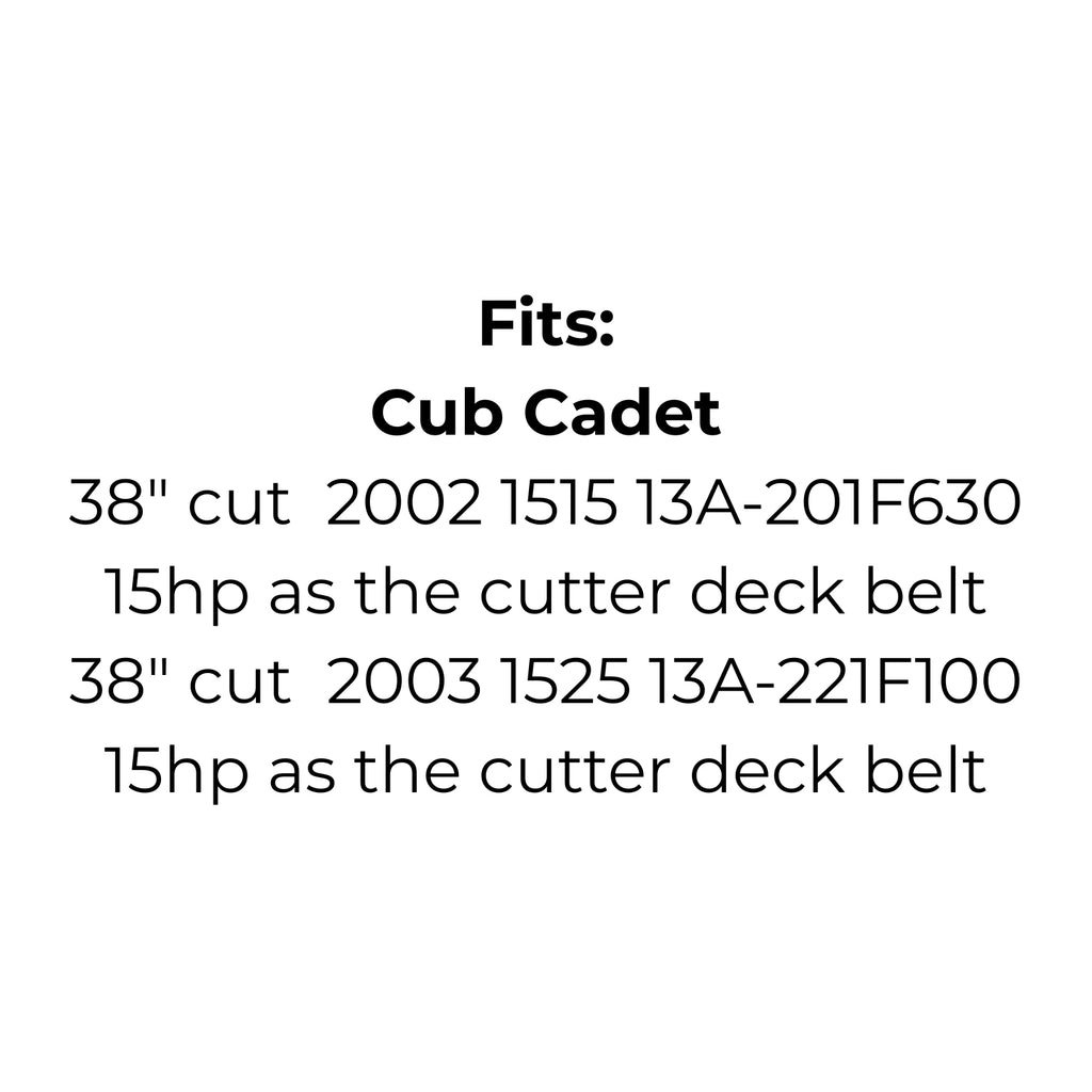 Belt Replaces Cub Cadet 754-0641 or 954-0641