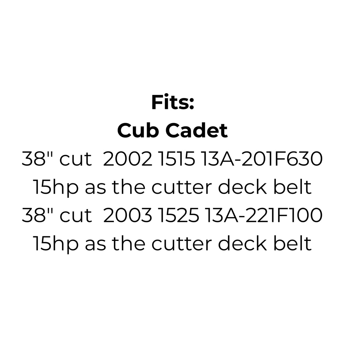 Belt Replaces Cub Cadet 754-0641 or 954-0641