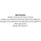 Belt Replaces Cub Cadet 754-0641 or 954-0641