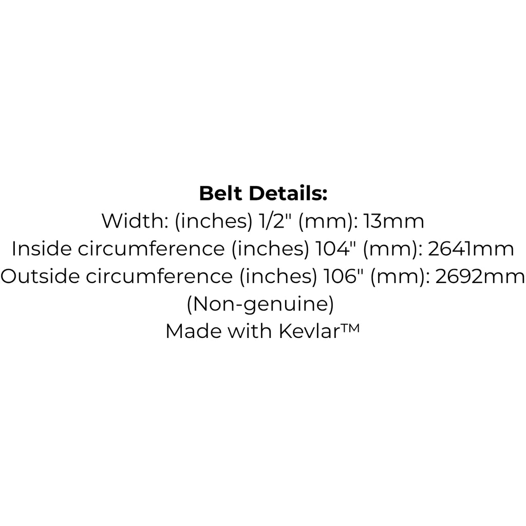 Belt Replaces AYP, Craftsman 405143, Husqvarna 584 45 31-01 or 532 40 51-43 or Sabre GX10062