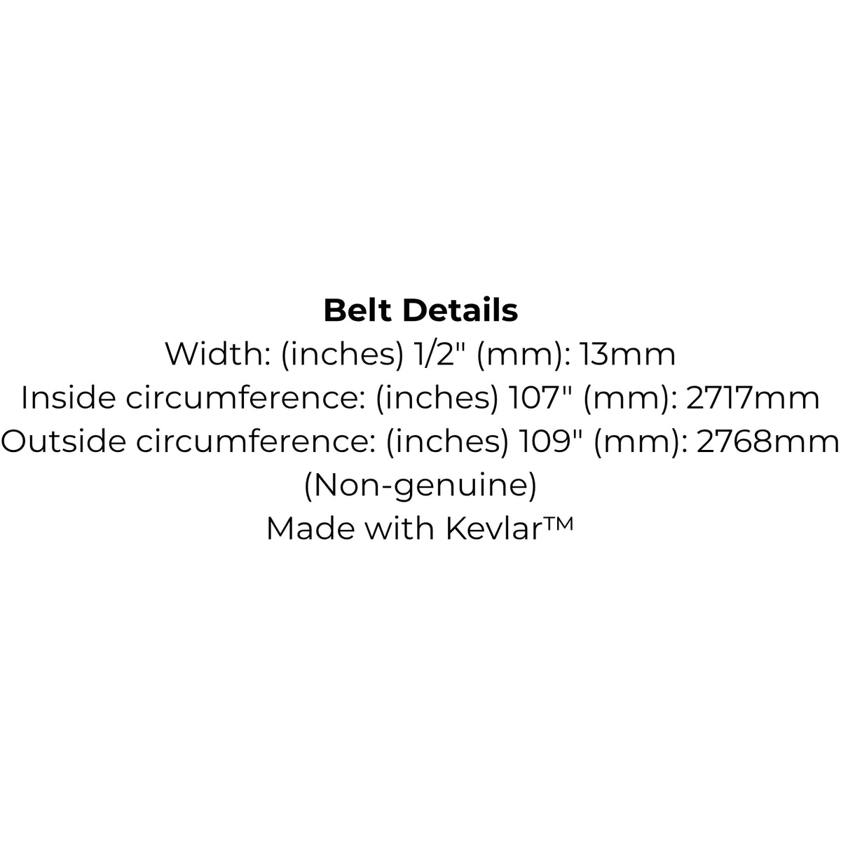 Belt Replaces Cub Cadet, MTD, Troy Bilt™️ 754-04045 or 954-04045, Honda 22431-771-700 or Yardman 75-409