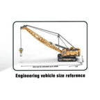 Engineering Crane: Die-Cast 1-55 Hand Crane Crawler Model
