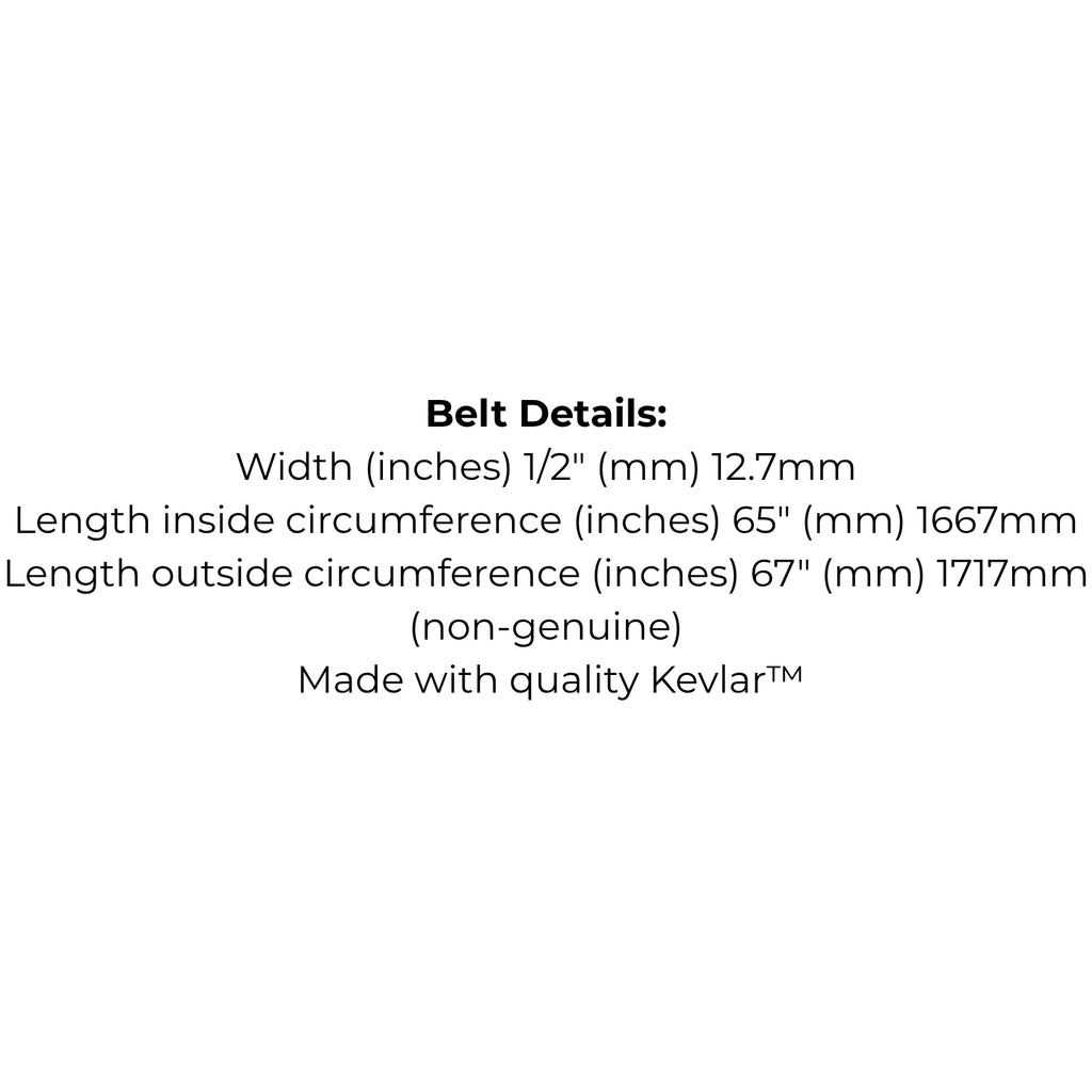 Belt replaces 490501C069, 490501Y069, 7540204, 7540498, 75404317, 9540317, 9540498, 108195, 6867
