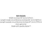 Belt replaces 490501C069, 490501Y069, 7540204, 7540498, 75404317, 9540317, 9540498, 108195, 6867