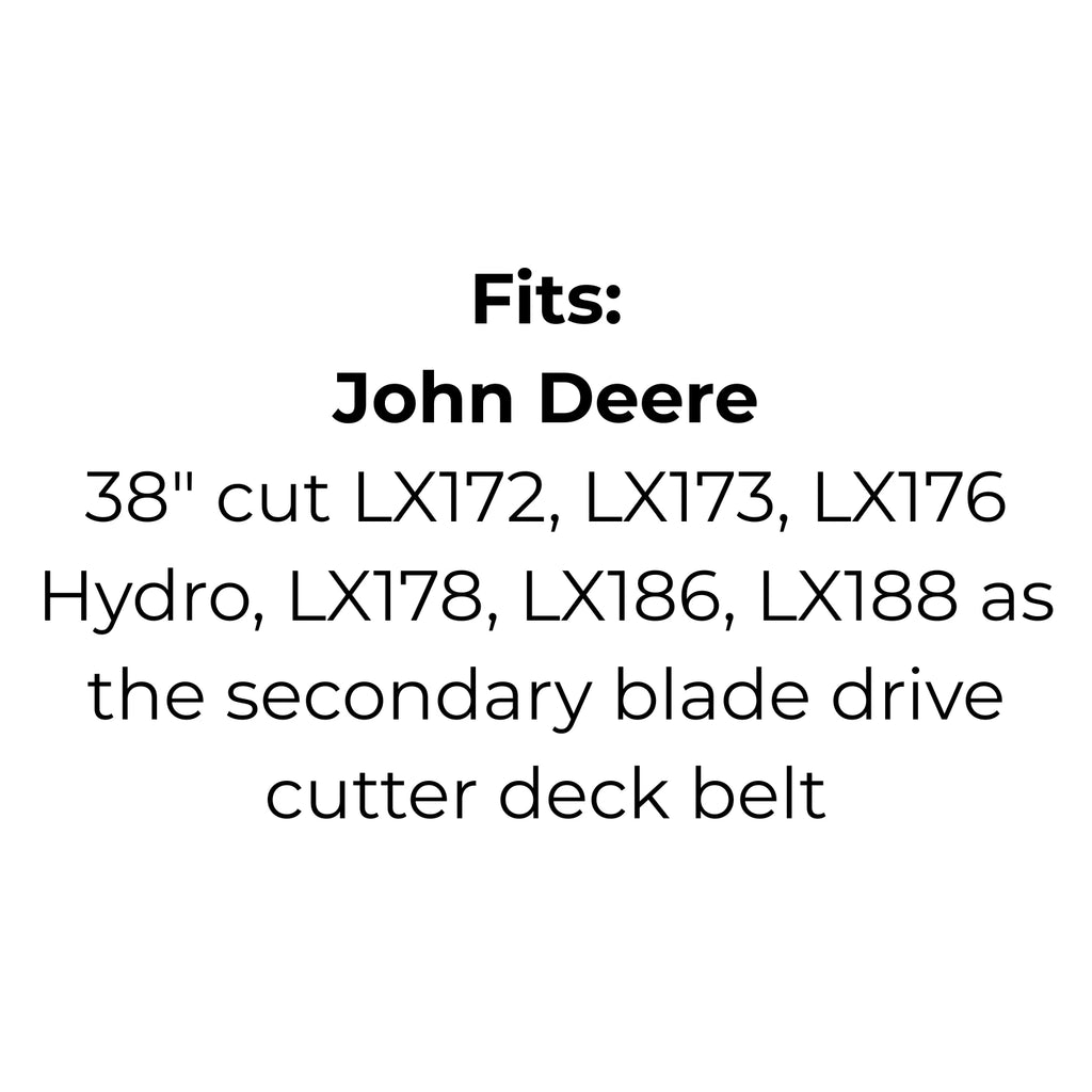 Belt replaces Bolens 1738511 or John Deere M82462