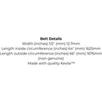 Belt replaces Bolens 1738511 or John Deere M82462