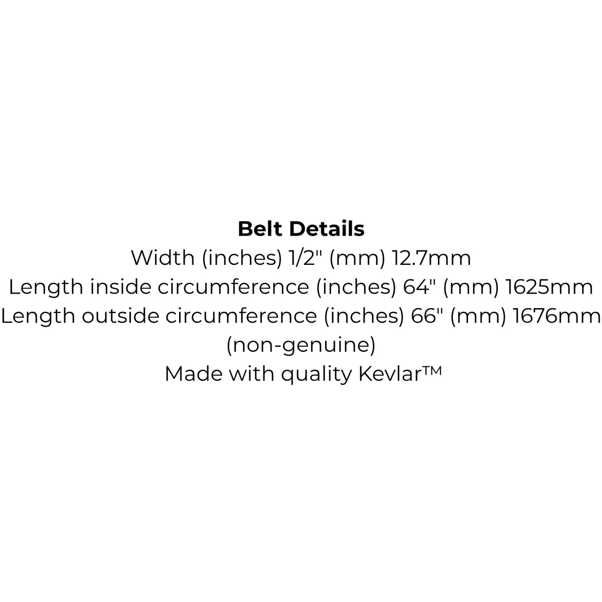 Belt replaces Bolens 1738511 or John Deere M82462