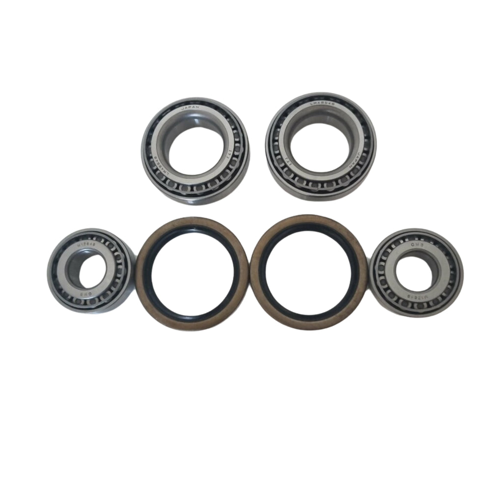 2x Front Wheel Bearing Kits for Holden Colorado RC 2008-2012, Rodeo RA 2003-2008, TF 1988-2003, Izuzu Dmax 2003 on RWD Low Ride Suspension