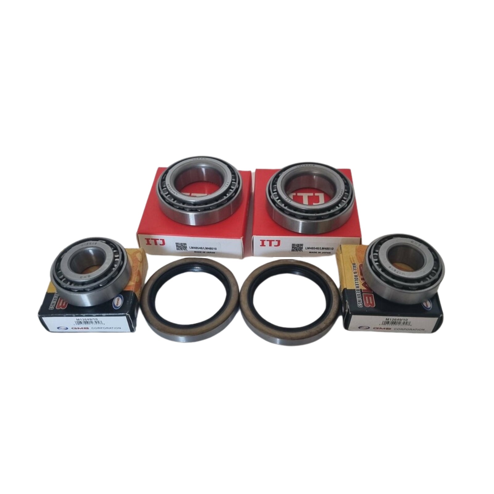 2x Front Wheel Bearing Kits for Holden Colorado RC 2008-2012, Rodeo RA 2003-2008, TF 1988-2003, Izuzu Dmax 2003 on RWD Low Ride Suspension - Alt 10