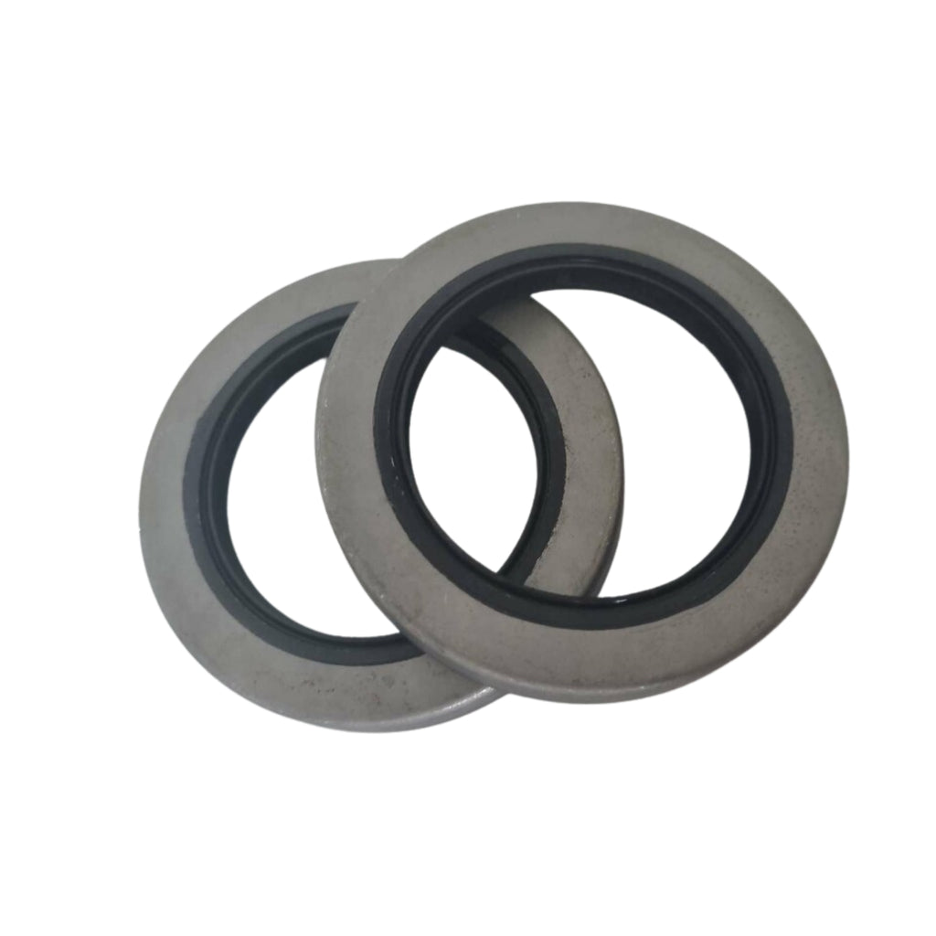 2x Metal Seals to fit Cruisemaster 2 Tonne 10-VC Wheel Bearing Kits 2.25x3.37x.5