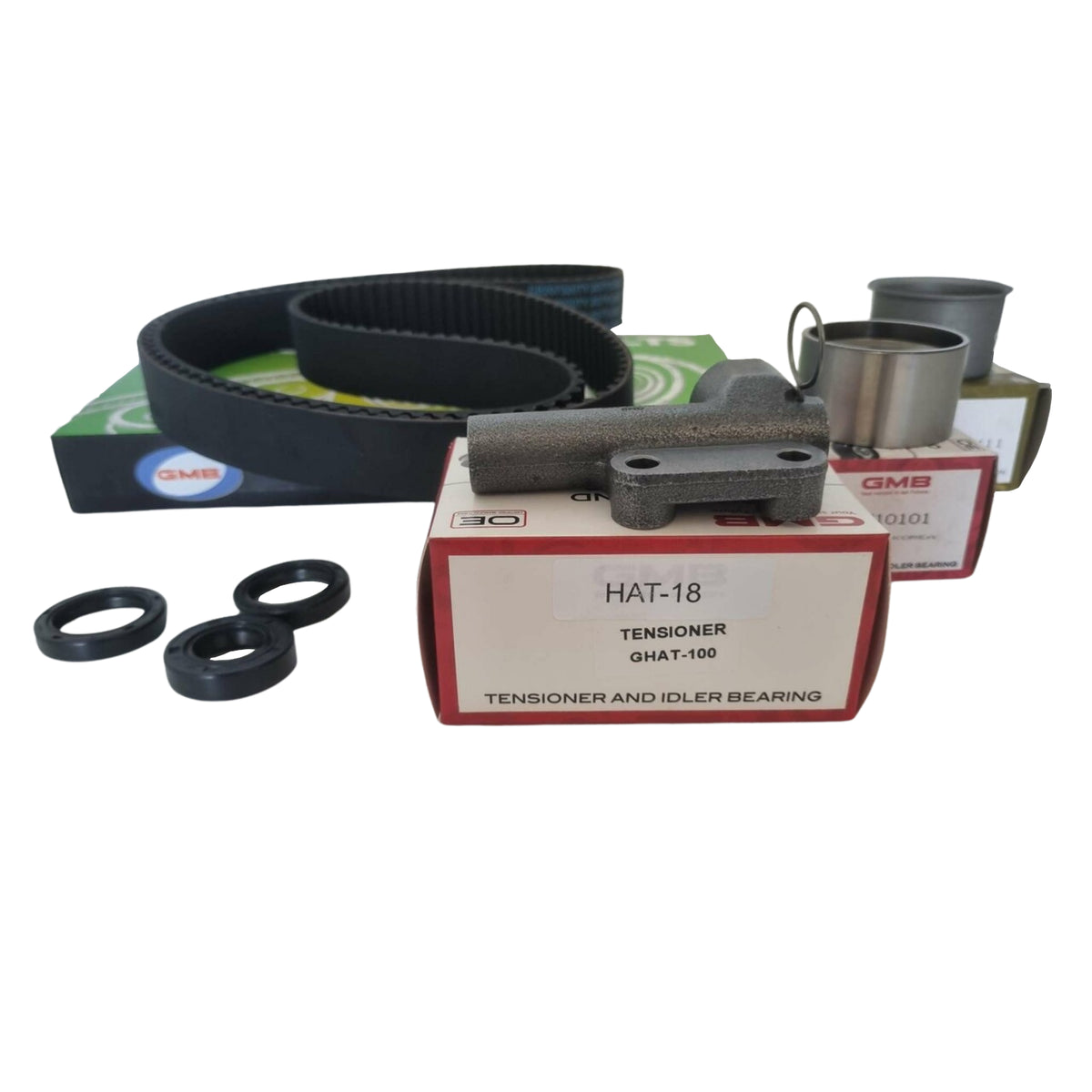 Timing Belt Kit with hydraulic tensioner for Hyundai Grandeur, Santa Fe, Sonata, Tiburon, Trajet, Tuscon, Kia Optima, Sportage - Alt 11