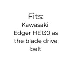 Belt 59011-2055 Fits Kawasaki HE130 or Deckson Mowette Slasher Drive Belt