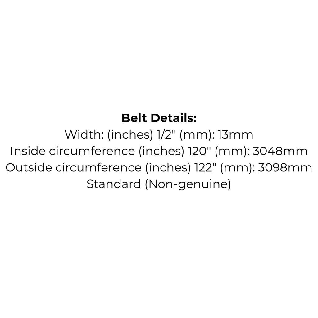 2x Belts Replace GT2314 for Greenfield Mini Mow