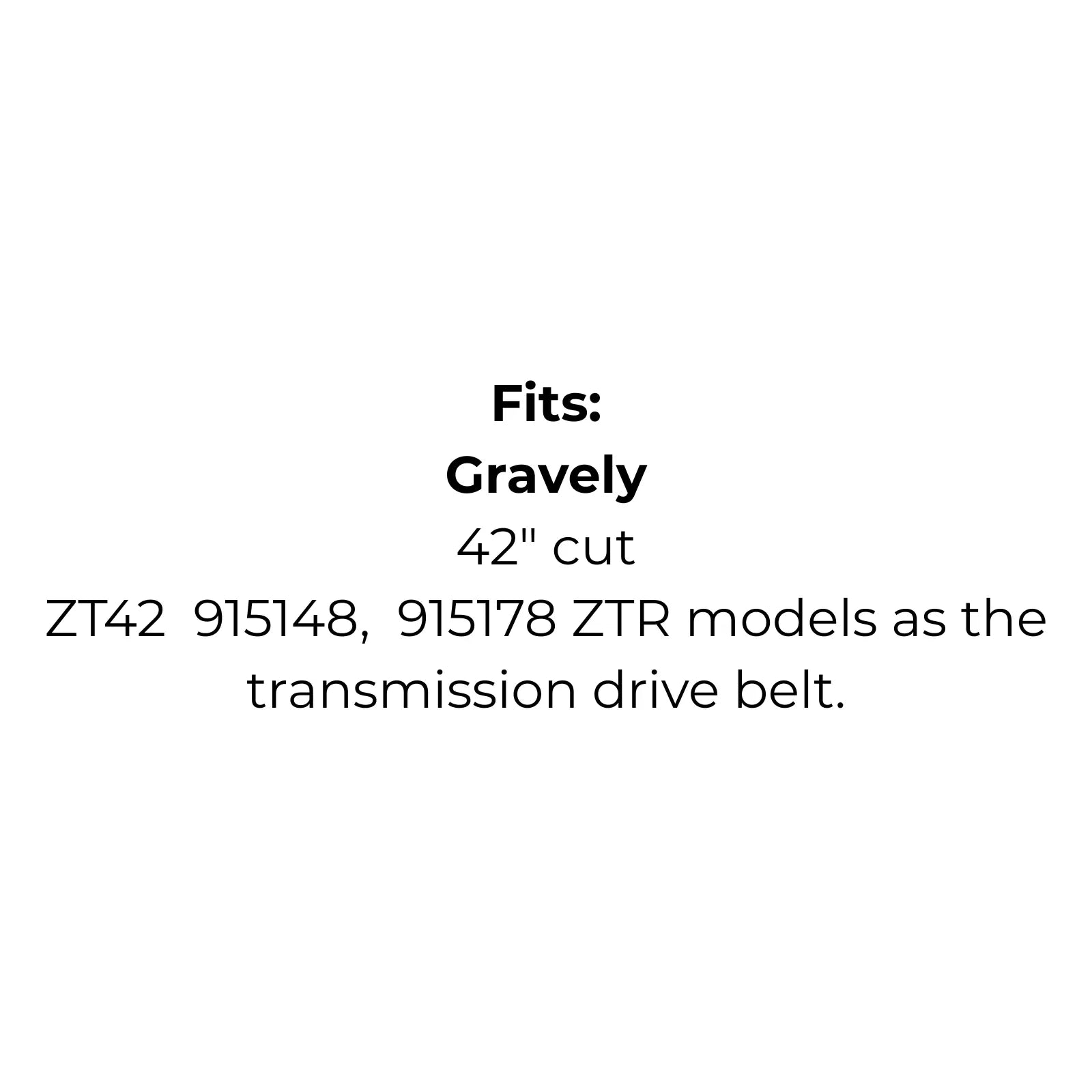 Belt Replaces Gravely 07200010 Stihl-Viking 70048720926 61210321147 Victa TM43412A, 7540195 and NR321147