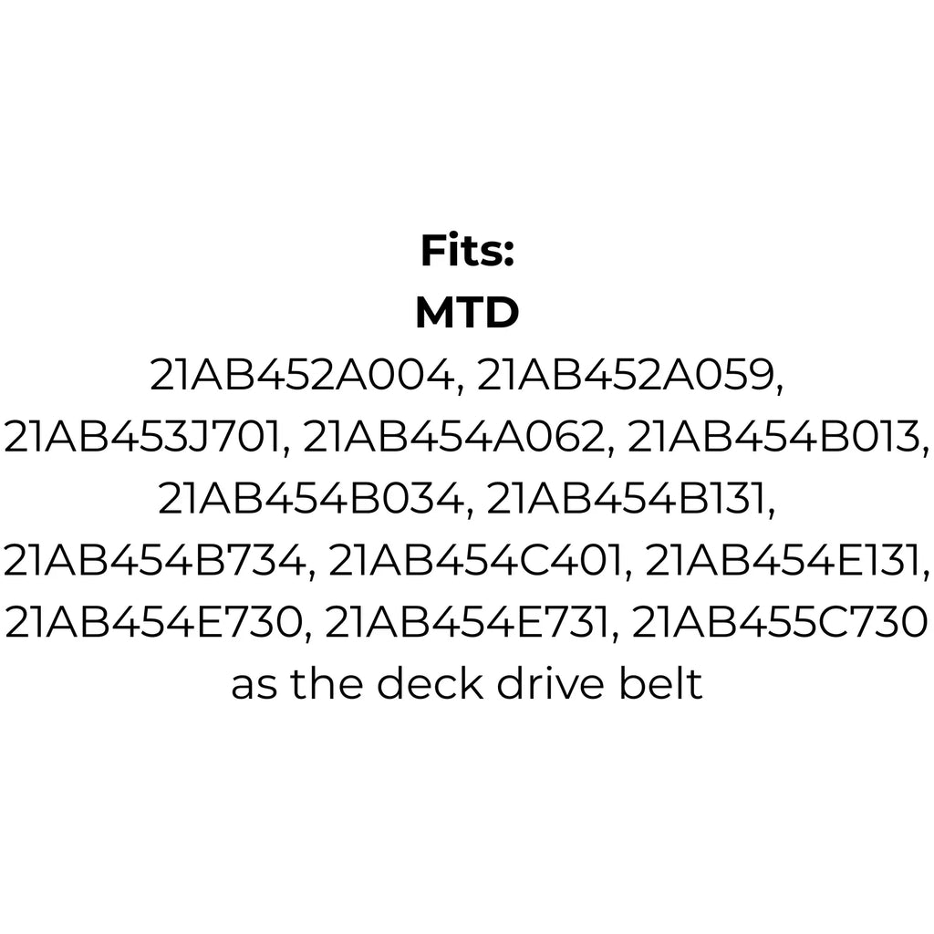 Belt to replace Cub Cadet, MTD, Troy-Bilt 954-0434, 754-0434 Made with Kevlar™