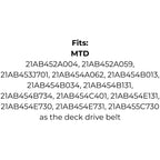 Belt to replace Cub Cadet, MTD, Troy-Bilt 954-0434, 754-0434 Made with Kevlar™