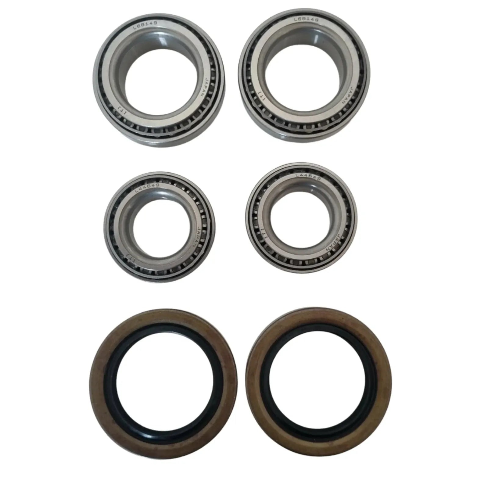 2x Standard American Import Trailer Bearing Kits L68149/11 & L44649/10 - Japanese made bearings