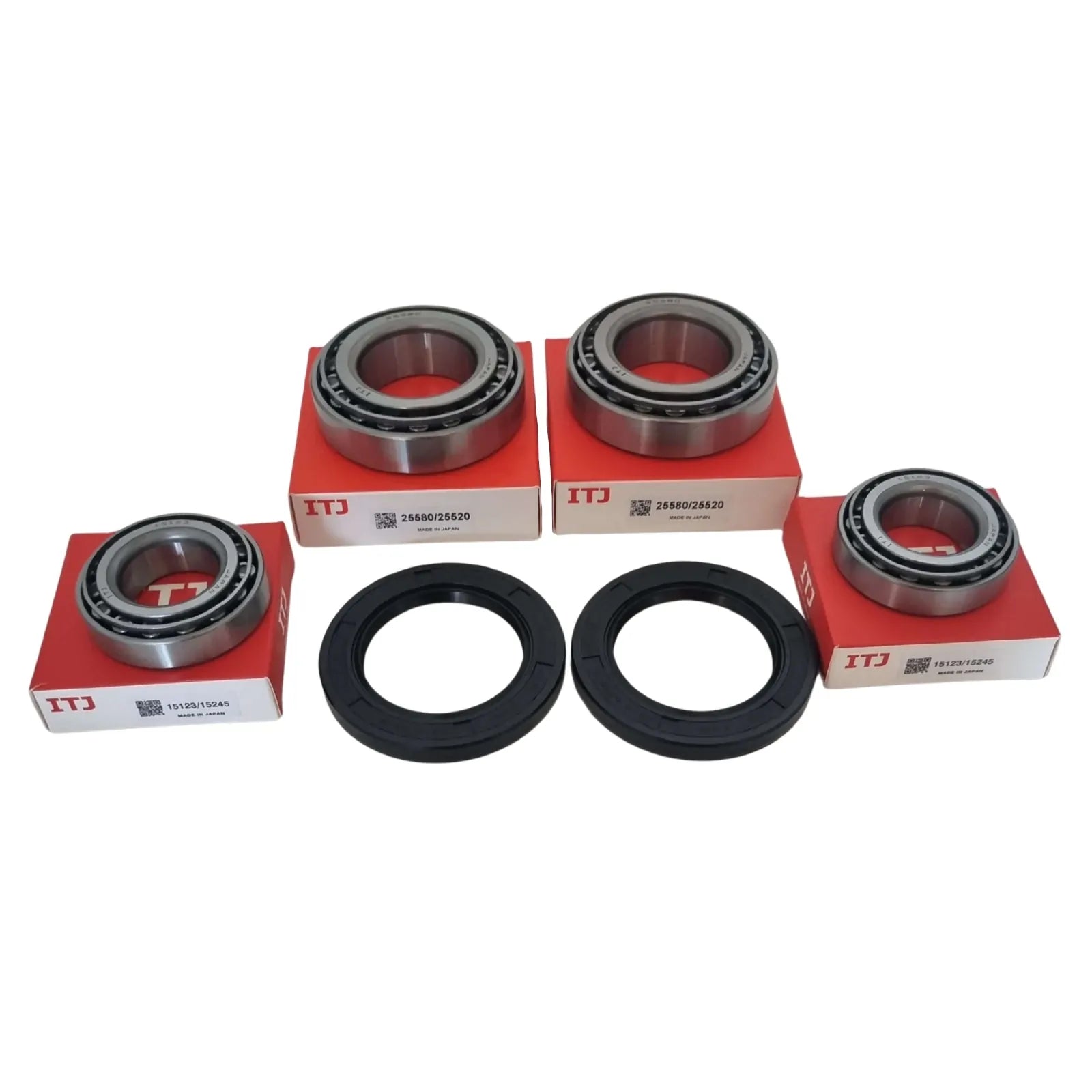 2x Trailer Wheel Bearing Kits for ModCon Campers 25580/25520 15123/15245 with seal 22533737 - Made in Japan