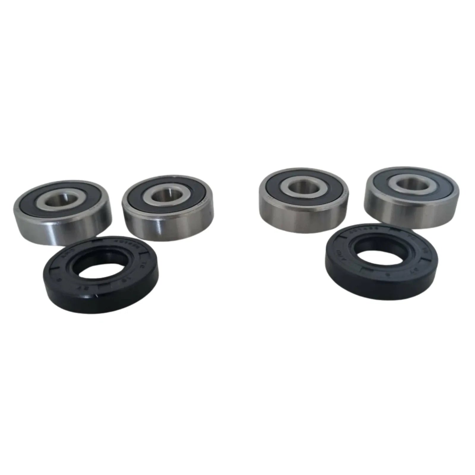 Front and Rear Motorcycle Wheel Bearing Kit for Yamaha DT50 1989 - Alt 10