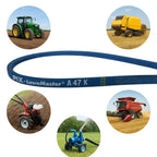 Belt replaces Graden Mighty Compak 48" cut cutter deck belt