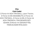 Belt Replaces Cub Cadet Mule Drive Belt- 490489-R2, Murray 335708