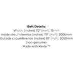 Belt Replaces Cub Cadet Mule Drive Belt- 490489-R2, Murray 335708