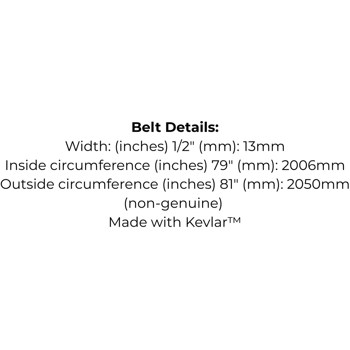 Belt Replaces Cub Cadet Mule Drive Belt- 490489-R2, Murray 335708