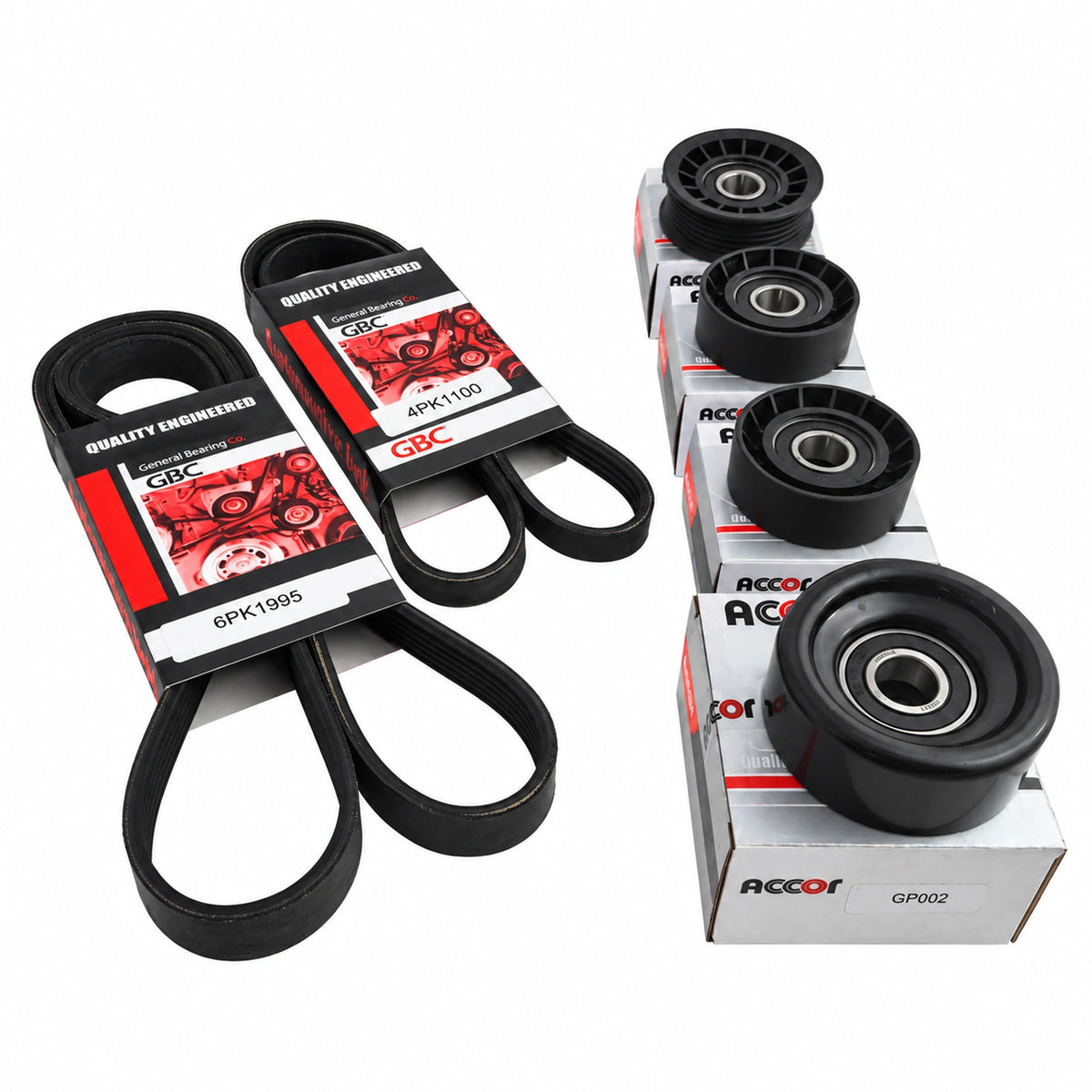 Holden Commodore V8 Pulley & Belt kit VT, VU, VX, VY and VZ | 5.7, 6.0 | Gen3 LS1