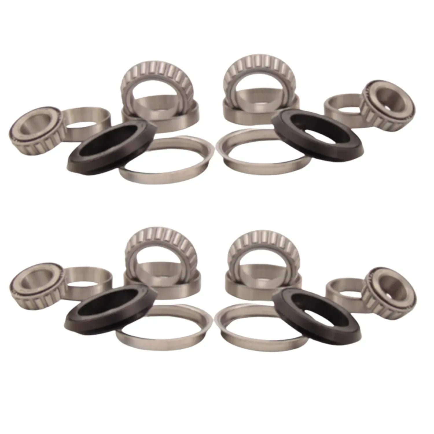 4x Wheel Bearing Kits w/ Seals for Selected Kara Kar Double Axle Horse Float | LM67048/10 LM12749/10