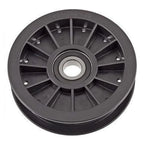 2x Flat Idler Pulley with Bearing for selected Cox Ride-on Mowers - OEM PIFBB02