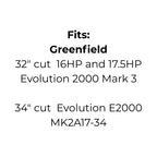 Belt to Replace Greenfield GT20005, GT02354 or GT02394 Transmission Drive Belt