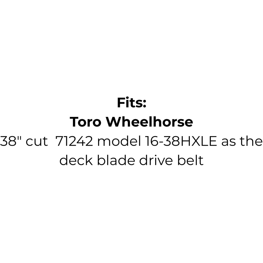 Belt Replaces John Deere M40223 or M127521 or Toro Wheelhorse 88-6250