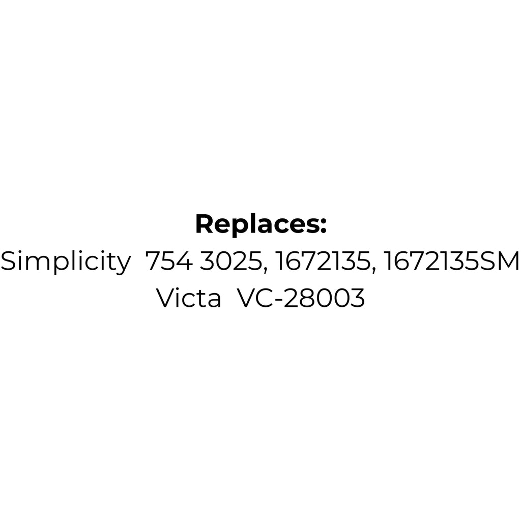 Belt Replaces Simplicity 754 3025, 1672135, 1672135SM or Victa VC-28003