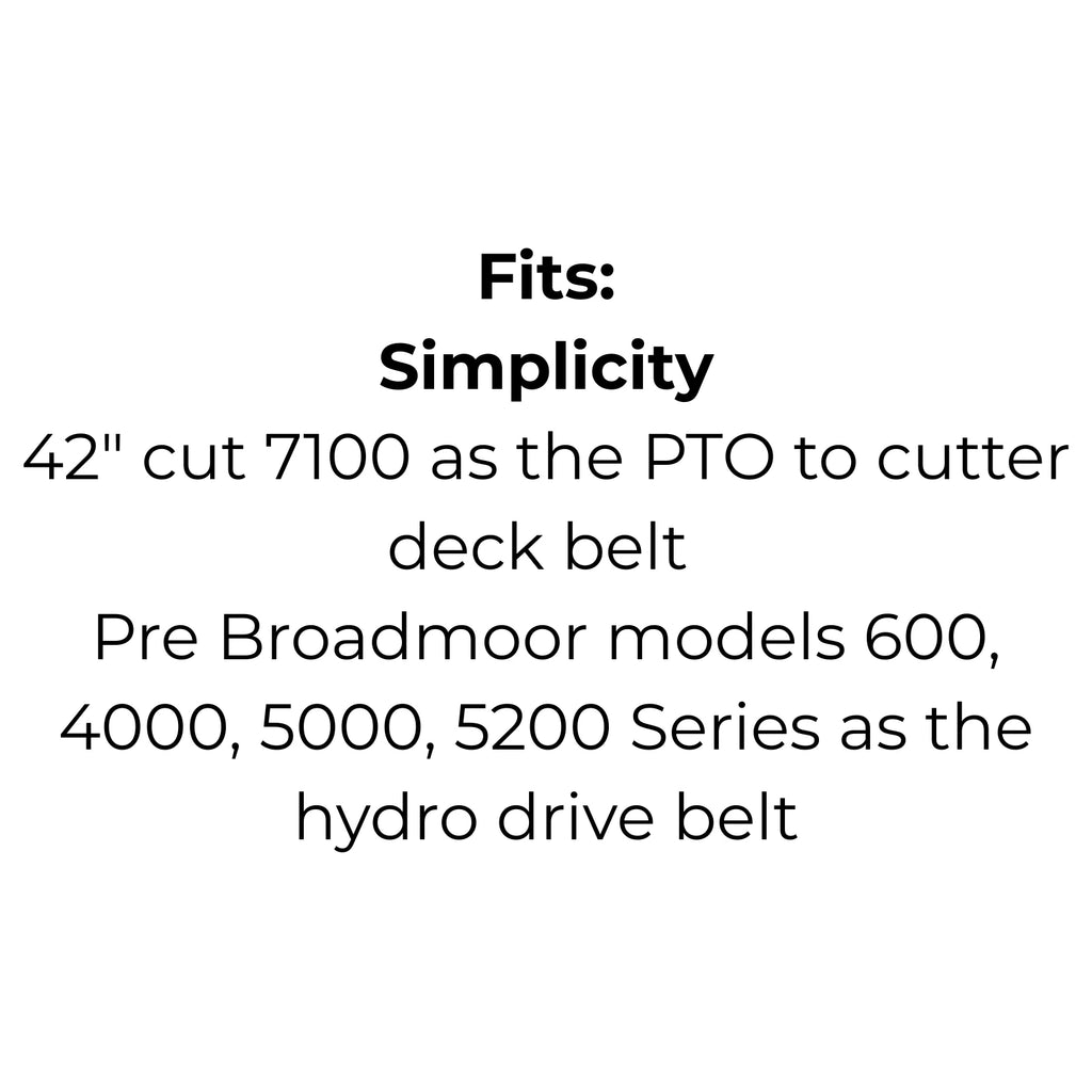 Belt Replaces Simplicity 754 3025, 1672135, 1672135SM or Victa VC-28003