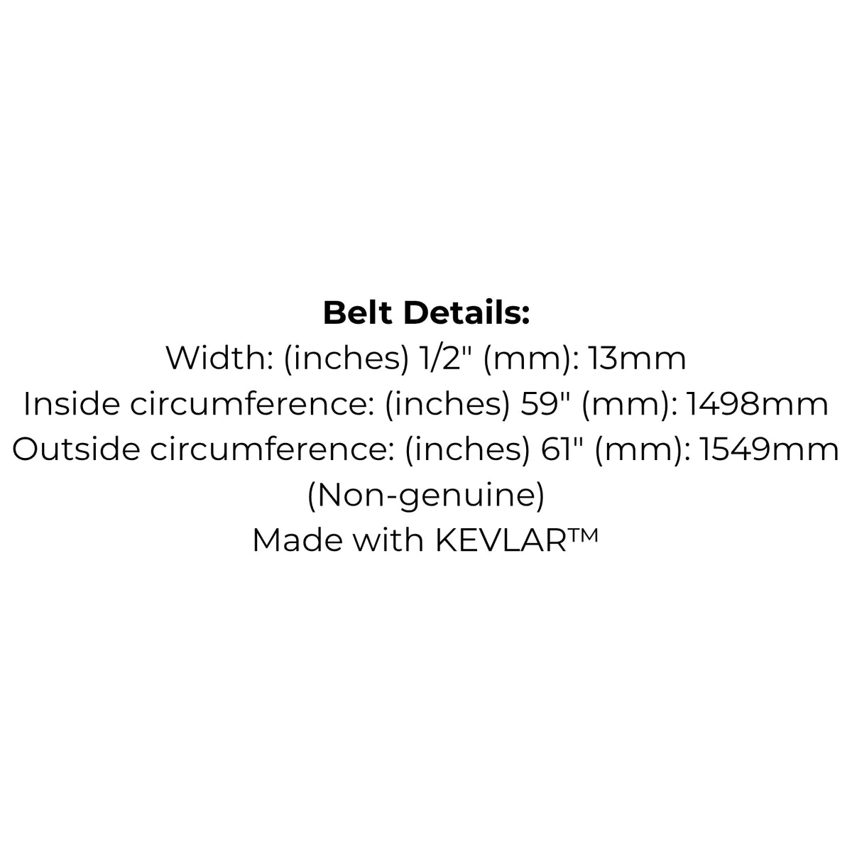 Belt Replaces Cub Cadet 754-3073 or 954-3073 or Scag 481461 - Alt 6