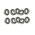 10x 6201-8 Bearings Special Imperial Bore Deep-Grooved Bearing Size 1/2"x32x10