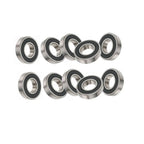 10x 6201-8 Bearings Special Imperial Bore Deep-Grooved Bearing Size 1/2"x32x10