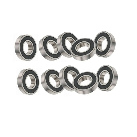 10x 608 Bearings 608-RS Deep-Grooved Bearing 8x22x7