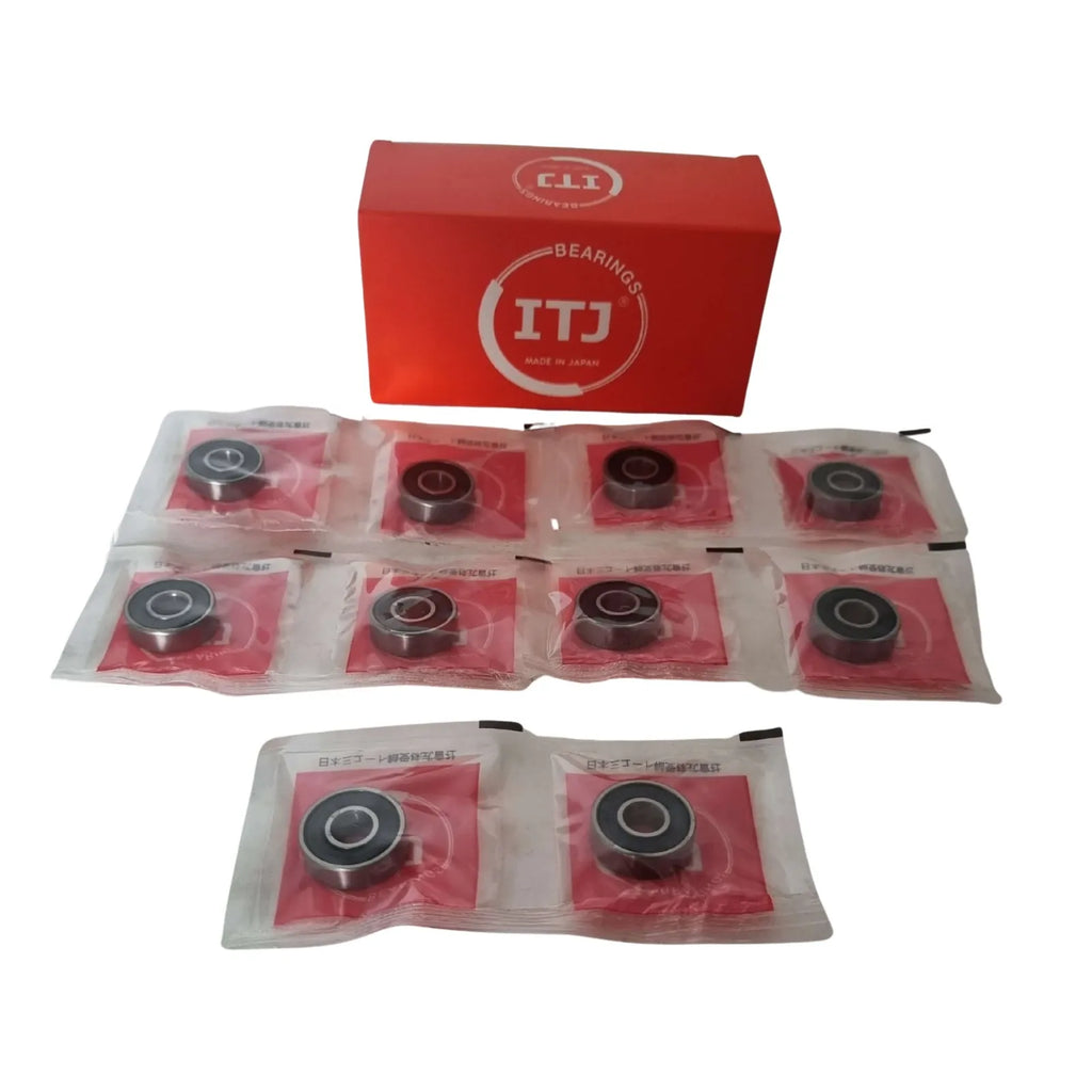 10x 608 Bearings 608-RS Deep-Grooved Bearing 8x22x7