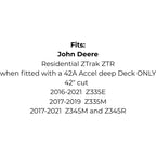 Belt Replaces John Deere A-GX25628 or GX25628, Cub Cadet or MTD 754-04033 or 954-04033 or Encore 353111