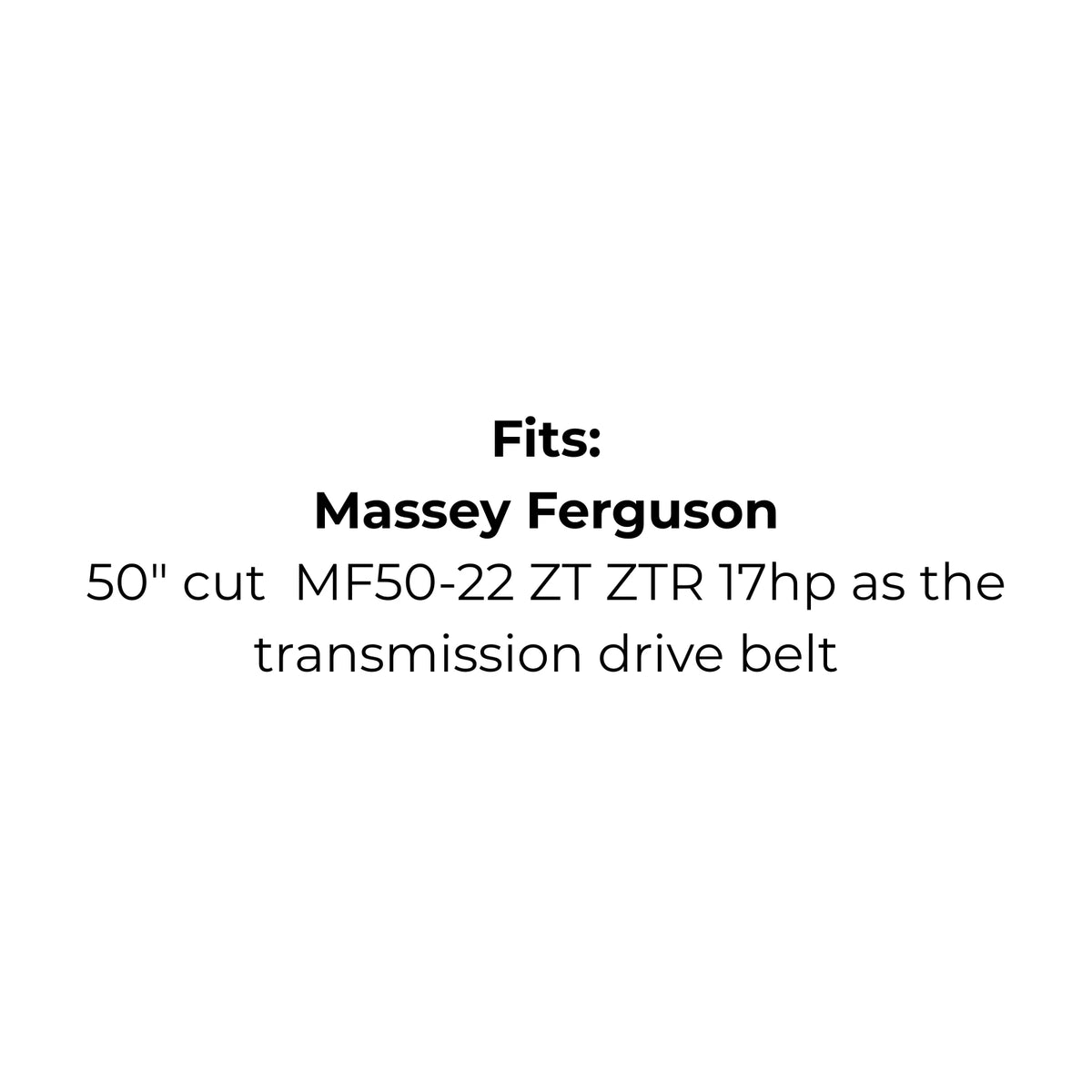 Belt replaces Cub Cadet: 754-04043 and 954-04043, Rover: 754-04043, 954-04043 and 954-04043B or Massey Ferguson