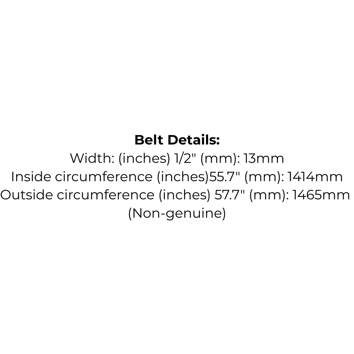 Belt replaces Cub Cadet: 754-04043 and 954-04043, Rover: 754-04043, 954-04043 and 954-04043B or Massey Ferguson
