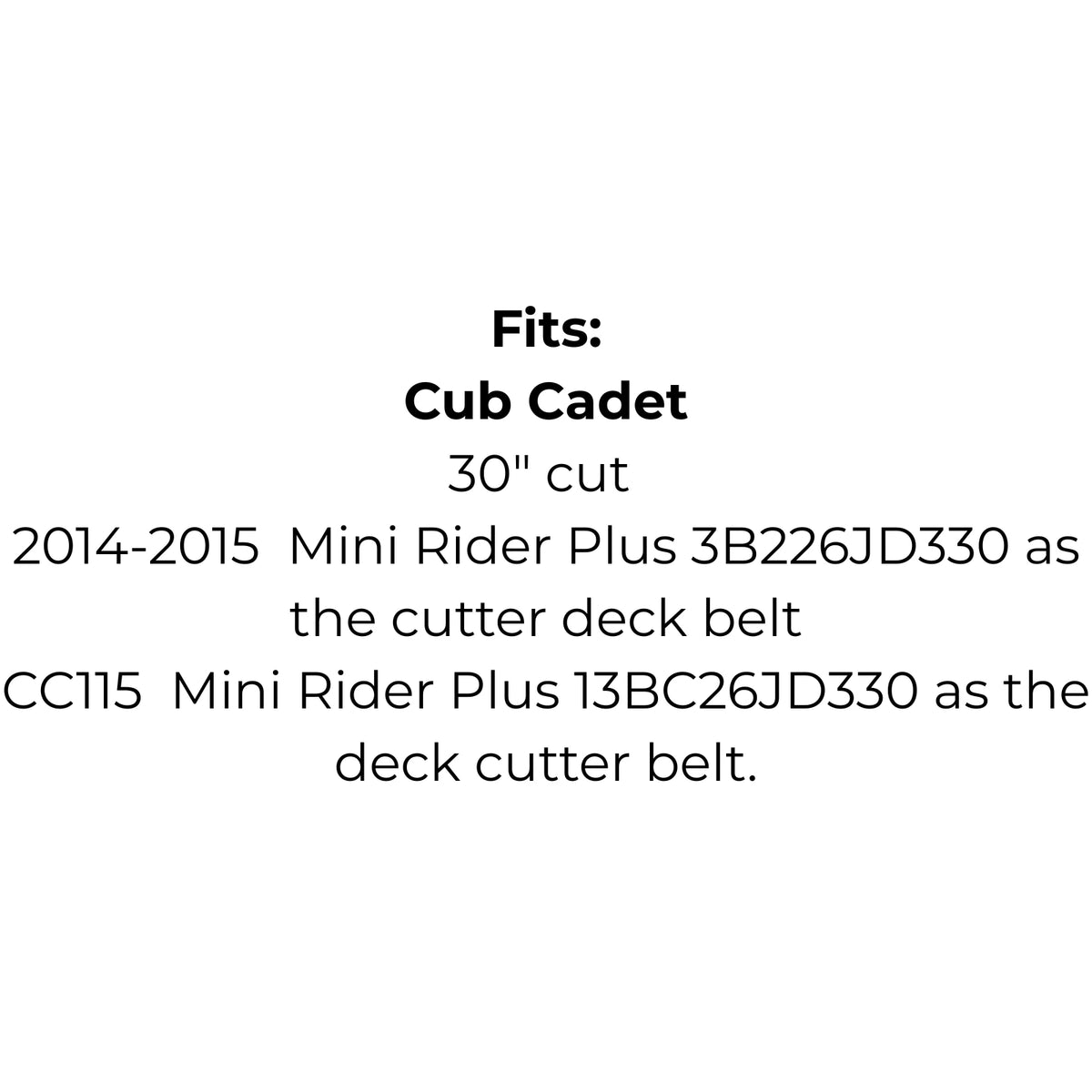 Replaces Cub Cadet, Masport, Morrison, MTD, Rover, Scott Bonnar 754-05001, 954-05001, Kingcat KS750234 or Husqvarna 539120772