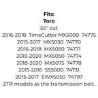 Belt replaces Toro 130-6976