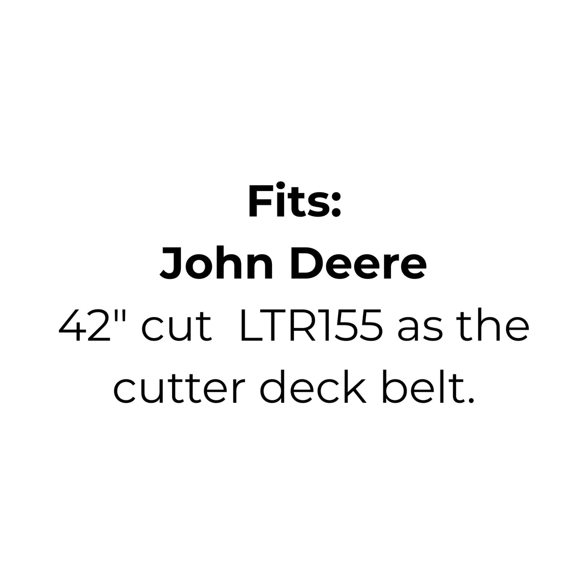 Belt replaces John Deere M136298, Murray 94609, Toro 110-6871, Stihl or Viking 61210094609